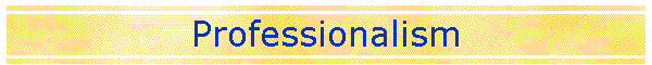 Professionalism